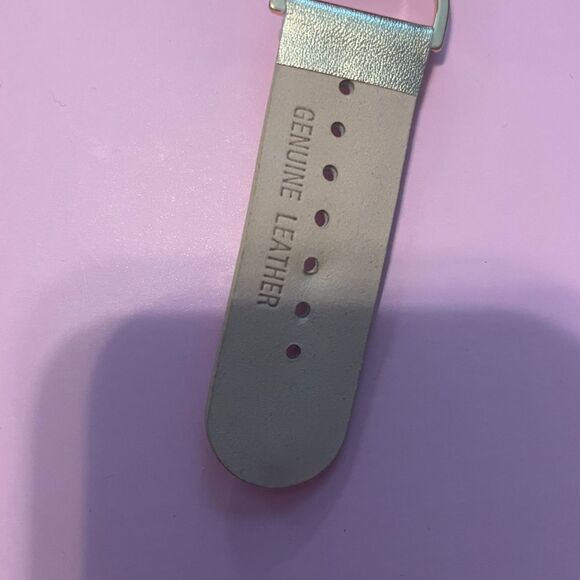 Louvett Pink Satin Fabric Watch Gold Tone NWT Includes Gold Box Case - Picture 6 of 13